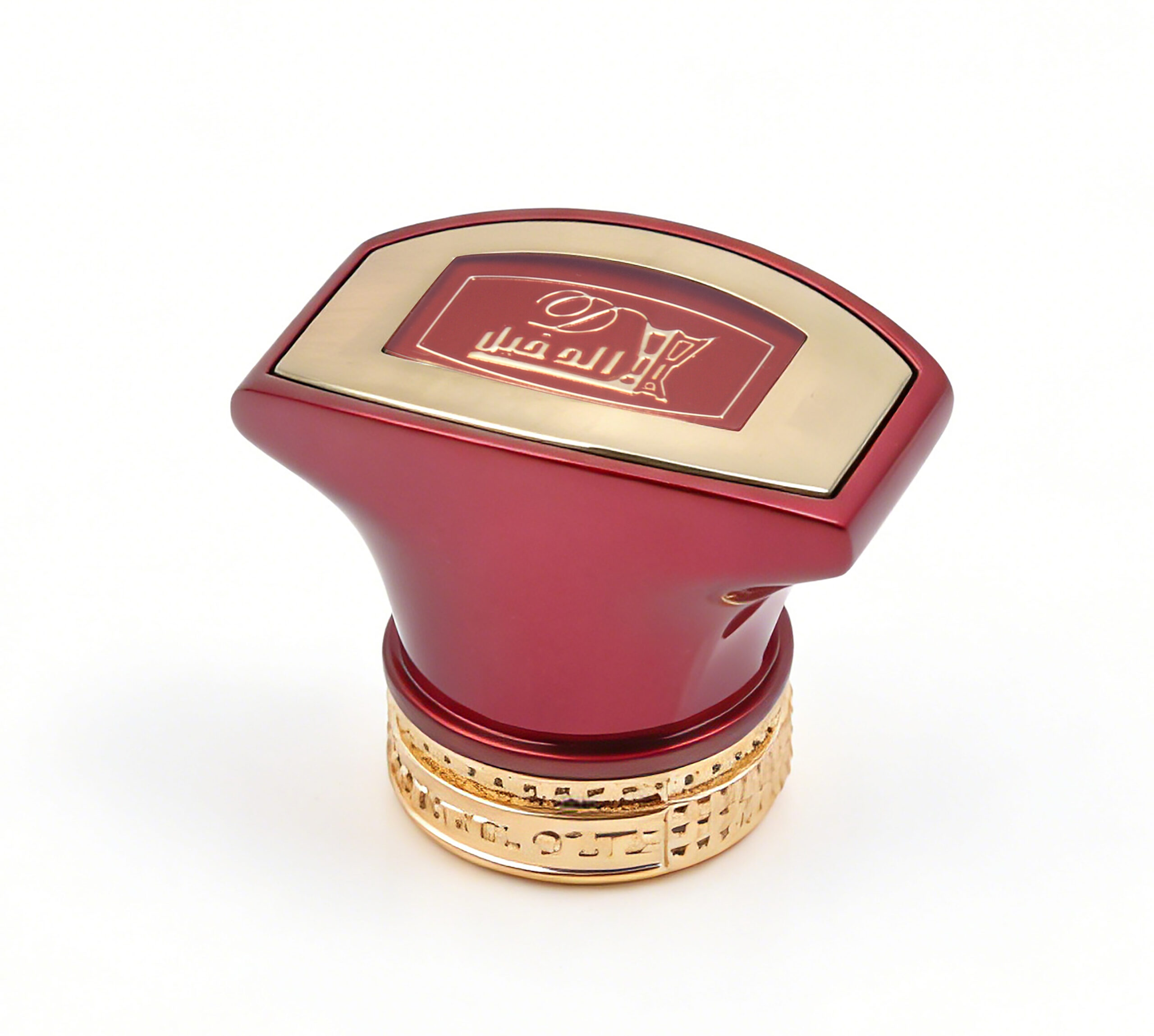 Crown Perfume Cap - Red and Gold - Image 2