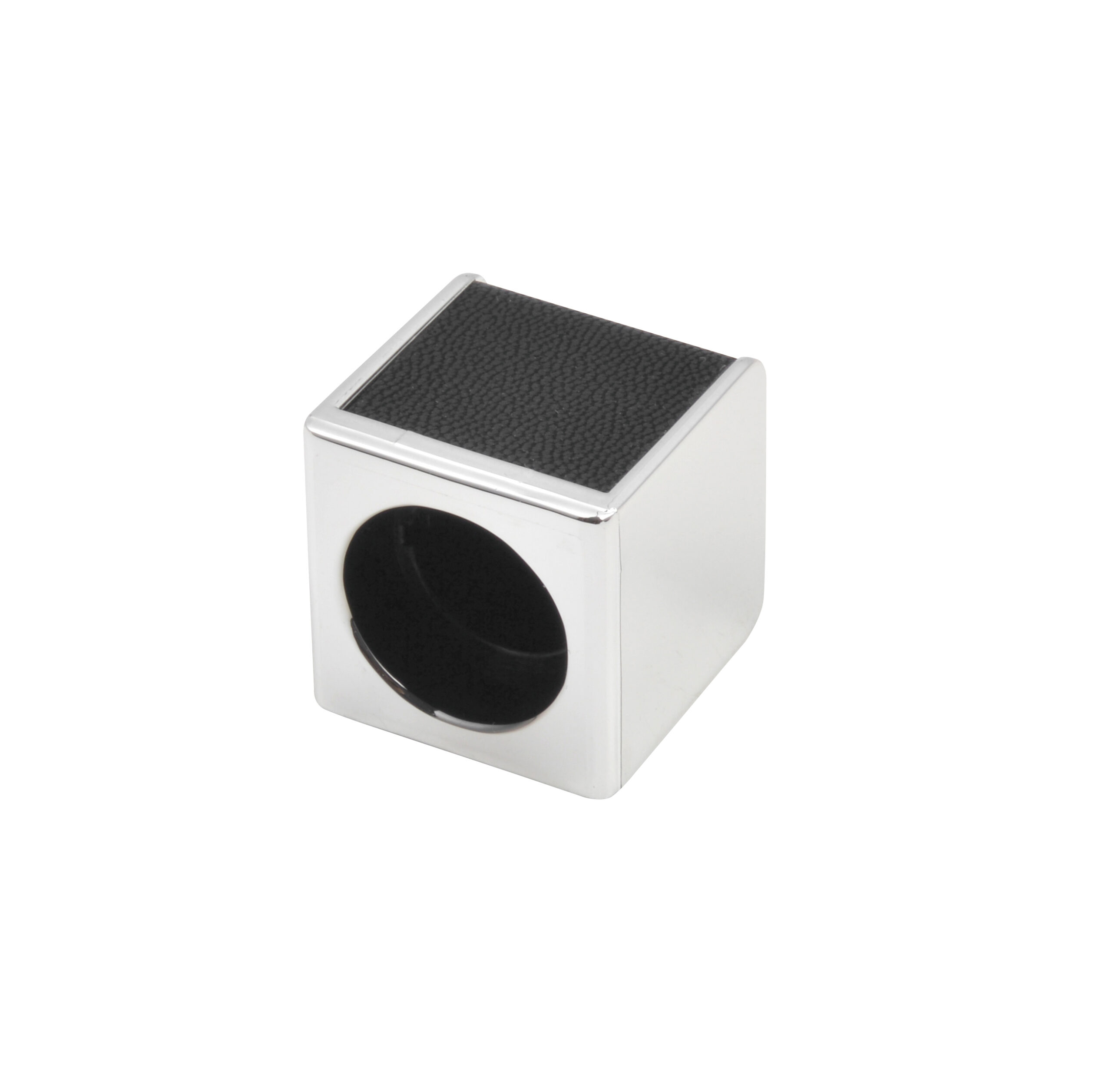 Cube Perfume Cap - Black with Round Neck - Image 2