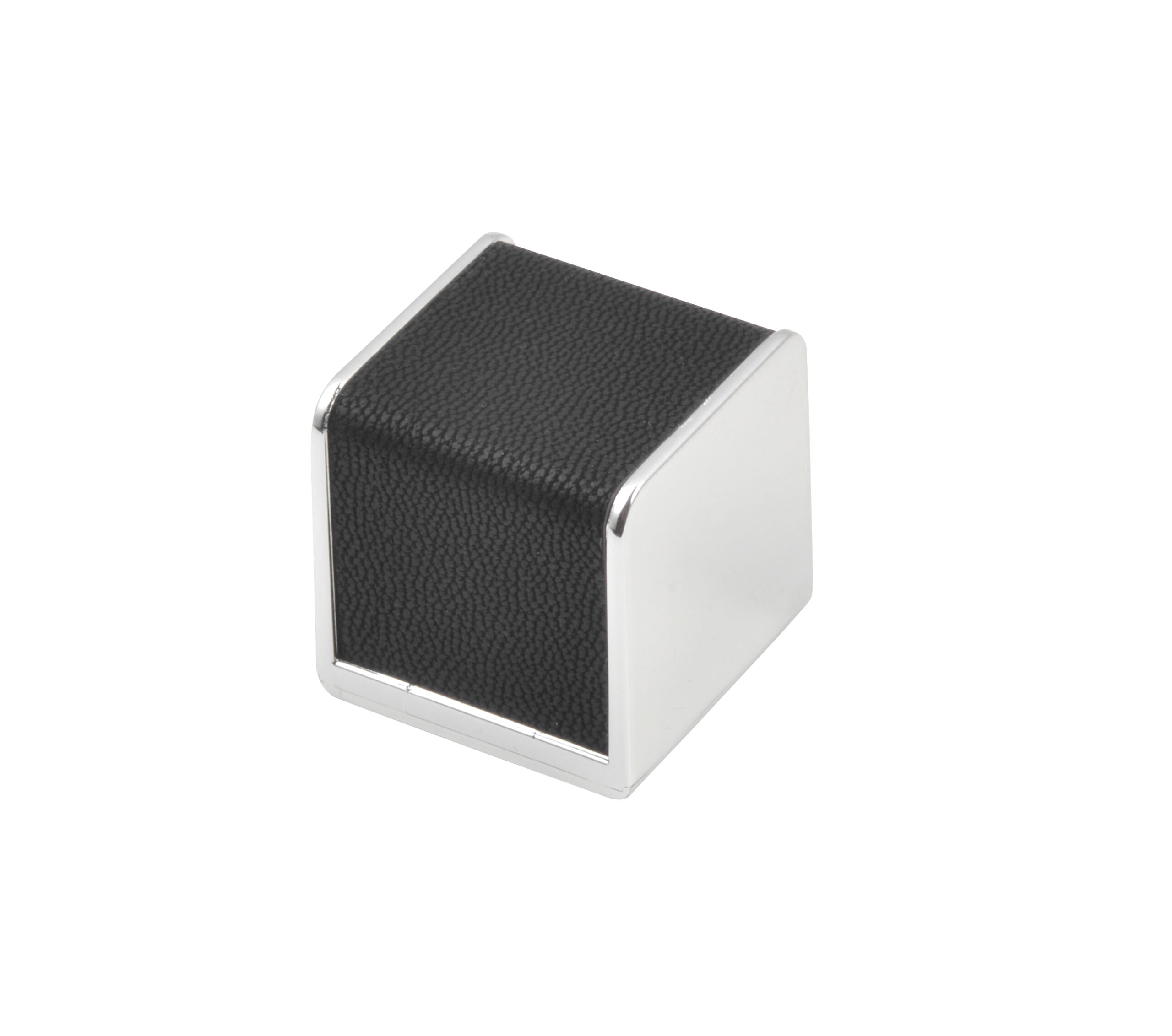 Cube Perfume Cap - Black with Round Neck
