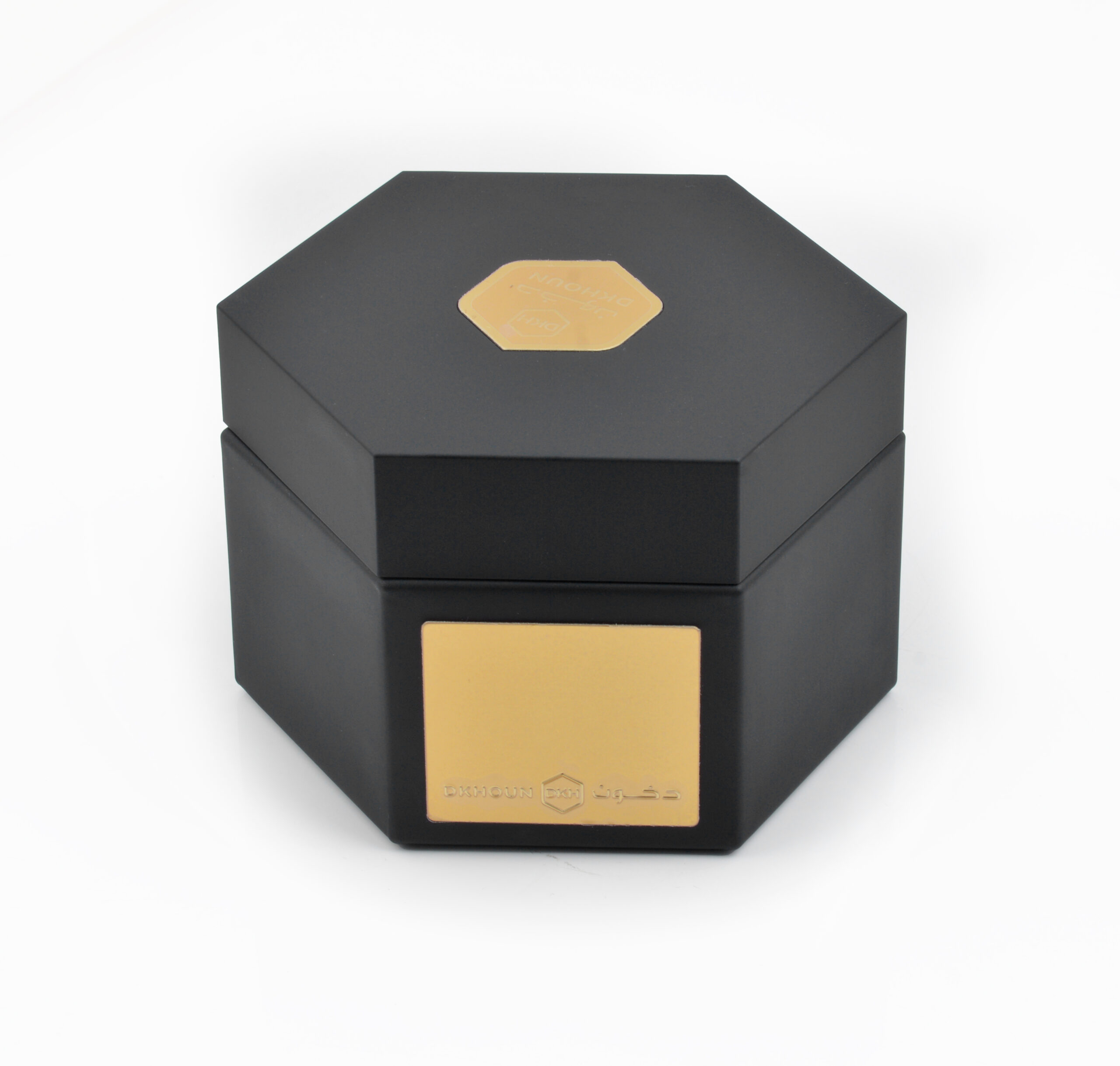 Hexagon Rigid Perfume Box - Black - Image 2