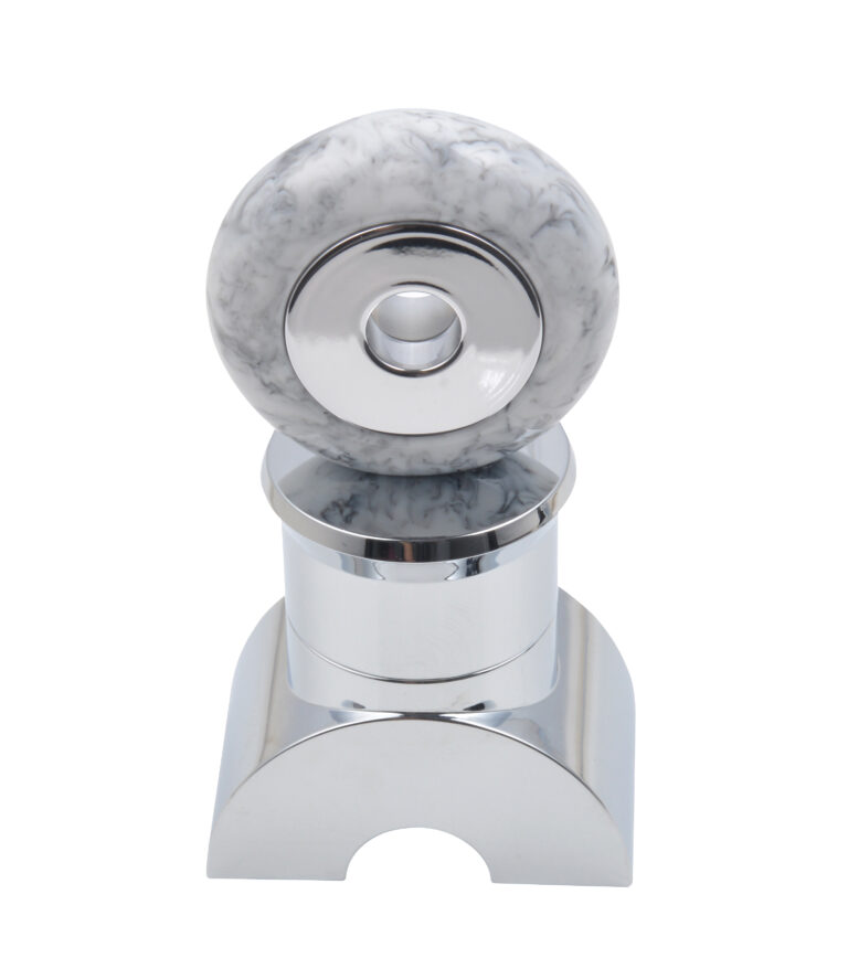 round-perfume-cap-silver-and-black